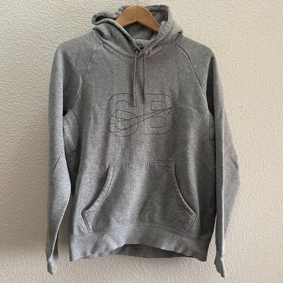 Nike SB Gray Pullover Hoodie Sweatshirt AJ5013-063 Men's Small - Picture 1 of 4